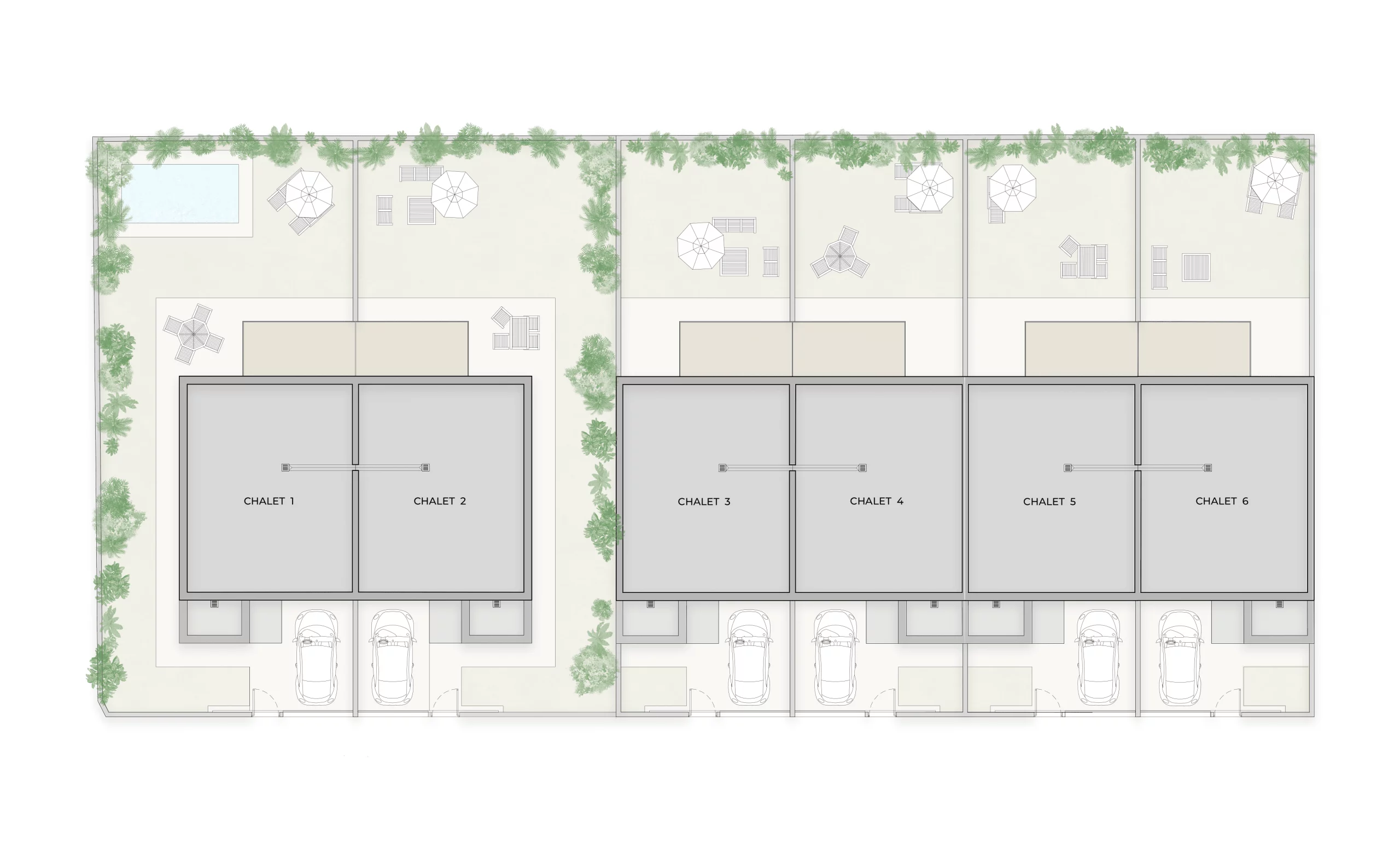 Plano promoción de viviendas